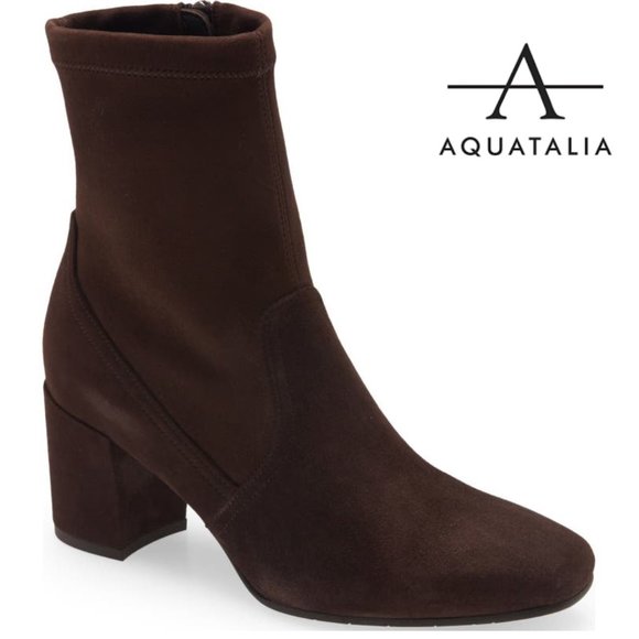 Lightly used Aquatalia Dayana Water Resistant Stretch Bootie, Size 6.5 - Picture 2 of 6